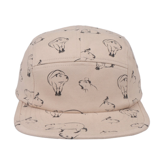 Capybara Cotton 5 Panel Hat