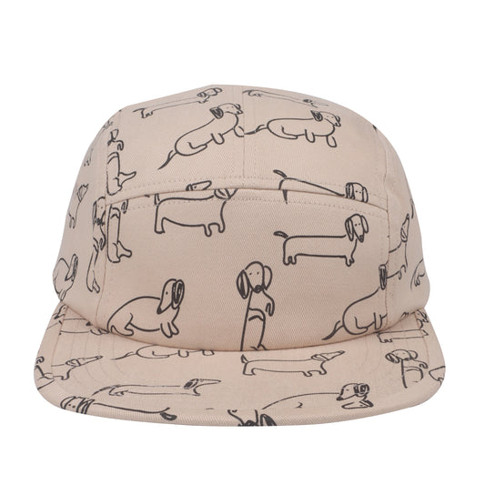 Dachshund Cotton 5 Panel Hat