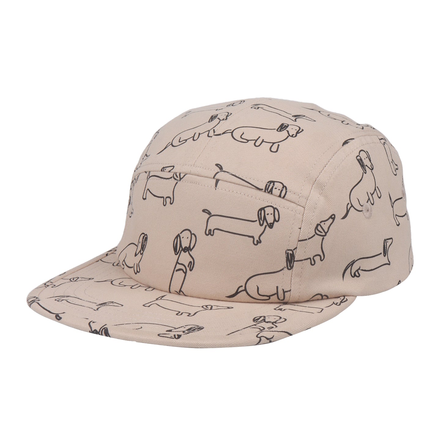 Dachshund Cotton 5 Panel Hat