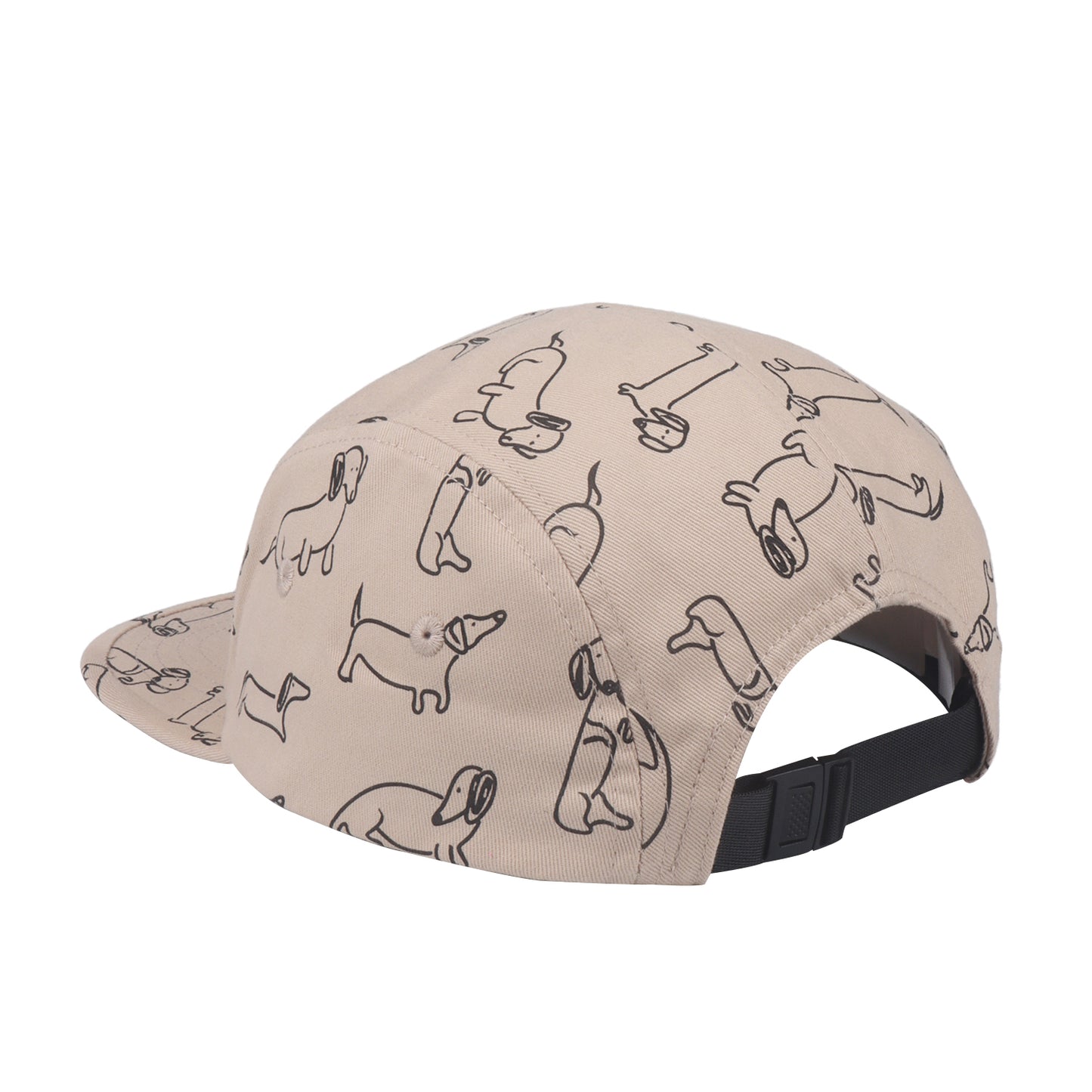 Dachshund Cotton 5 Panel Hat