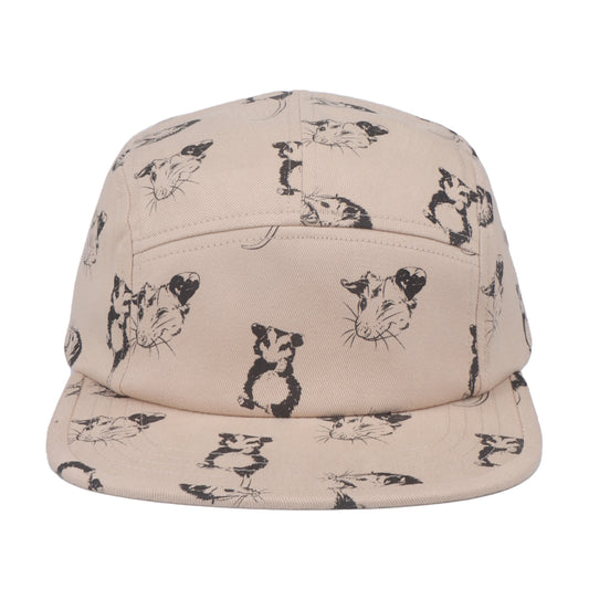 Opossum Cotton 5 Panel Hat