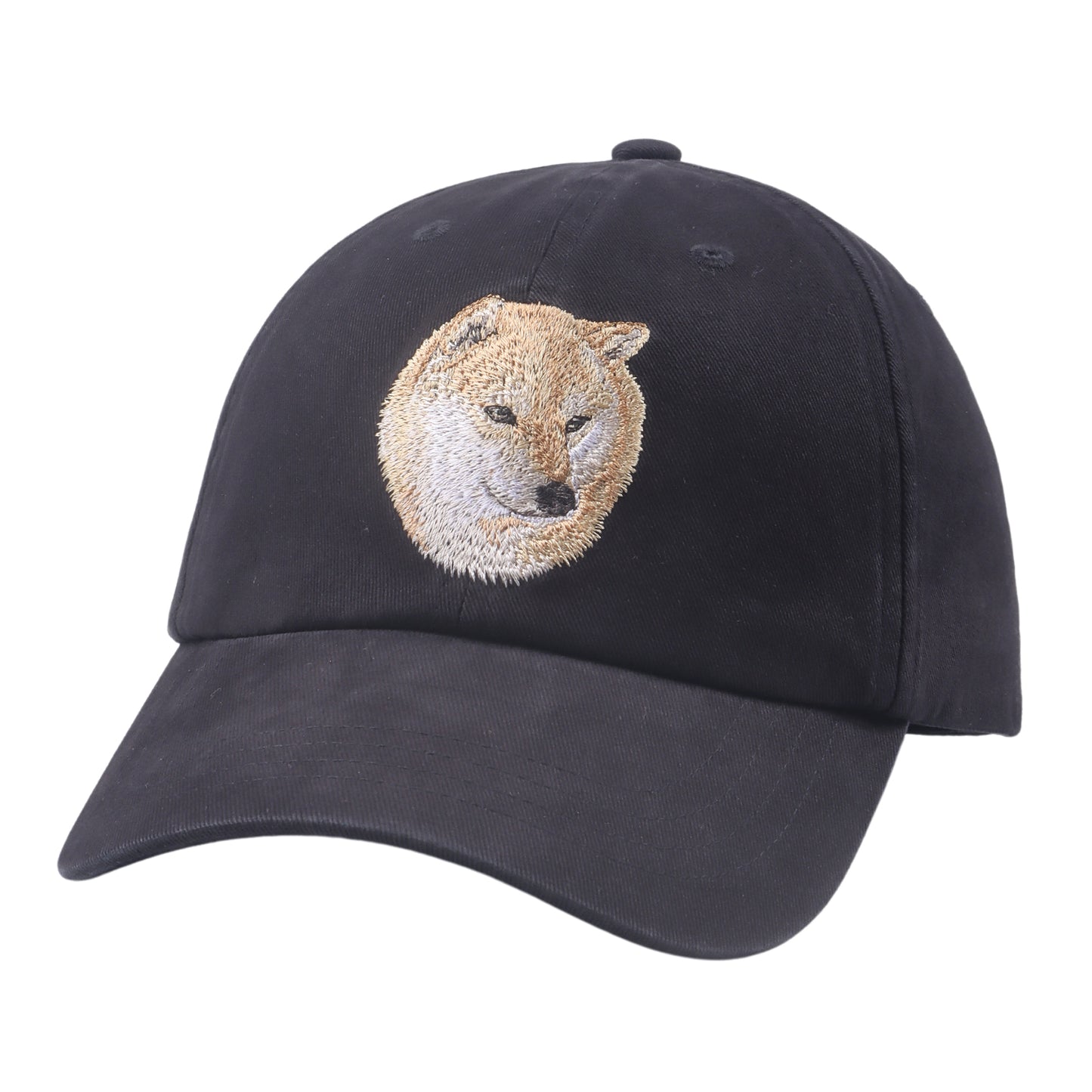 Shiba Inu Embroidered Vintage Cap