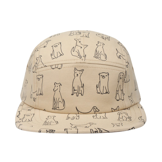 Cartoon Dog 5 Panel Hat