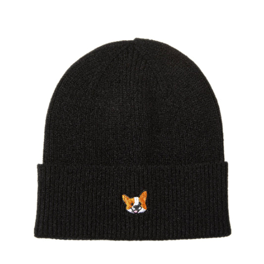 Happy Corgi Face Beanie